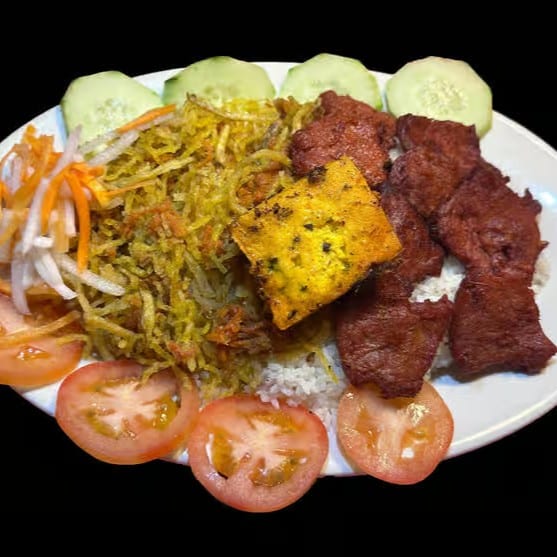 Vietnamese Rice Combination.