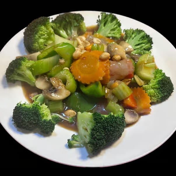 Vegan Squid with Mushroom.