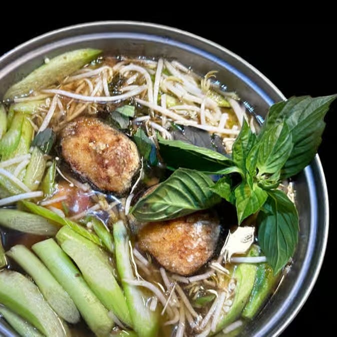 Vegan Fish in Sour Soup.