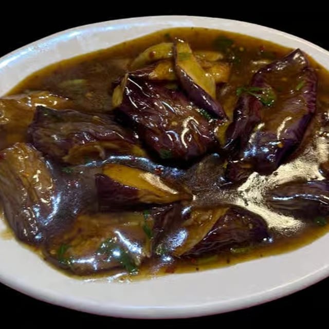 Eggplant in Spicy Sauce.