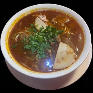 Bún Bò Huế Chay/Cajun Noodle Soup