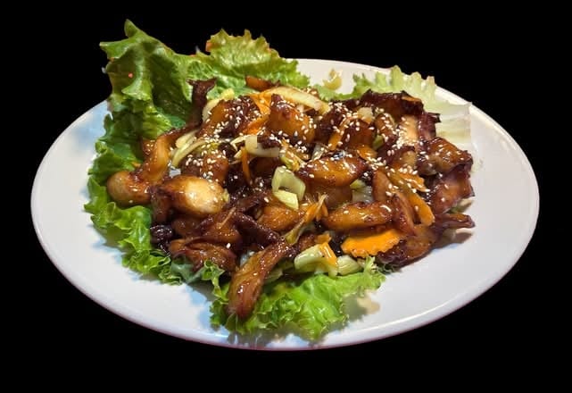 Orange Peel Chicken/Gà Xào Cam Chay.